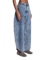 Blue Snow Denim Petal Pants | PDP | Antonia