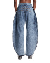 Blue Snow Denim Petal Pants | PDP | Antonia