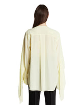 Yellow Draped Kiki Shirt | PDP | Antonia