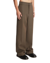 Green Straight-Leg Pants | PDP | Antonia