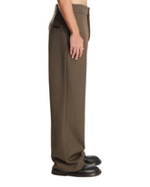 Green Straight-Leg Pants | PDP | Antonia