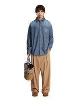 Blue Cotton Shirt | PDP | Antonia