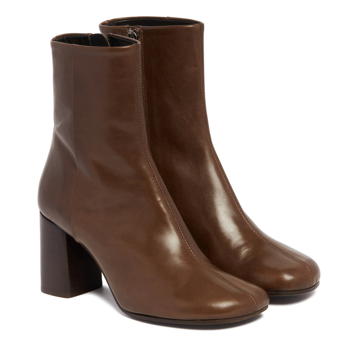 Brown Anatomic Ankle Boots LEMAIRE Antonia