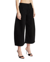 Black Cropped Balloon Jeans | PDP | Antonia