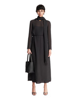 Gray Midi Silk Dress | PDP | Antonia