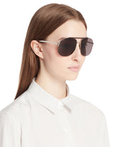 Silver Navigator Sunglasses | PDP | Antonia