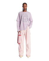 Purple Oversize Logo T-Shirt | PDP | Antonia