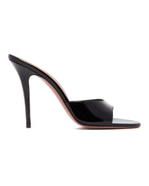 Black Elodie 105 Patent Mules | PDP | Antonia