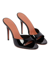 Black Elodie 105 Patent Mules | PDP | Antonia