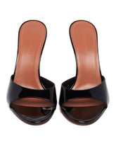 Black Elodie 105 Patent Mules | PDP | Antonia