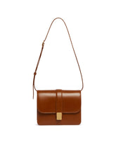 Brown Blake Leather Shoulder Bag | All | Antonia