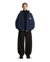 Sacai x Carhartt WIP Blue Cotton Jersey Hoodie | PDP | Antonia