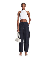 Blue Radzimir Cargo Pants | PDP | Antonia