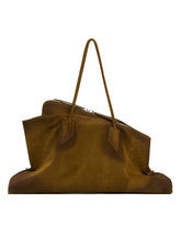 Green Suede Large Passeggiata Bag - Women's handbags | PLP | Antonia