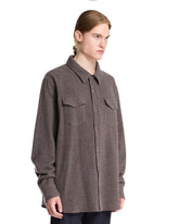 Gray Cashmere Shirt | PDP | Antonia