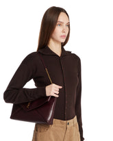 Pochette Envelope Cassandre XXL Burgundy | PDP | Antonia