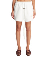 White Cotton Shorts | PDP | Antonia