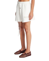 White Cotton Shorts | PDP | Antonia