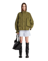 Giacca In Cotone Multitasche Verde | PDP | Antonia