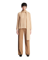 Beige Silk Shirt | PDP | Antonia