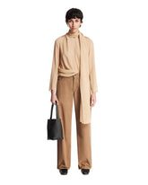 Beige Silk Shirt | PDP | Antonia