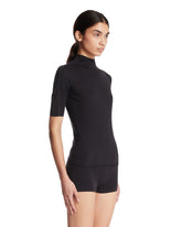 NikeSKIMS Black Mock Neck Top | PDP | Antonia