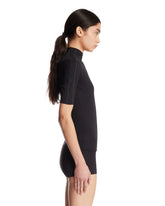NikeSKIMS Black Mock Neck Top | PDP | Antonia