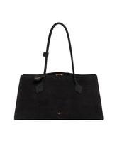 Black Leather Le Teckel Tote Bag | PDP | Antonia