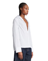 White Hooded Shirt | PDP | Antonia