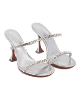 Gigi Sandals with Silver Crystals | PDP | Antonia
