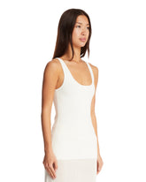 White Knit Tank Top | PDP | Antonia