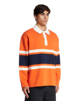 Orange Long-Sleeve Polo | PDP | Antonia