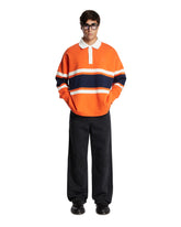 Orange Long-Sleeve Polo | PDP | Antonia