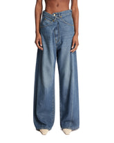 Blue Crossed Jeans | PDP | Antonia