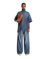 Blue Crossed Jeans | PDP | Antonia