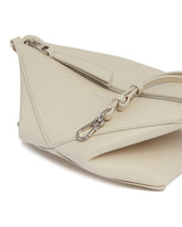 White Puzzle Fold Pouch | PDP | Antonia