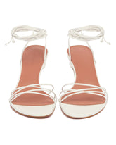 White Lace Up Lori Sandals | PDP | Antonia