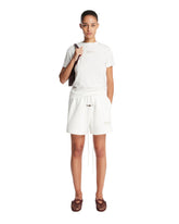White Cotton Shorts | PDP | Antonia