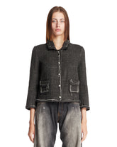 Gray Cropped Jacket | PDP | Antonia