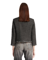 Gray Cropped Jacket | PDP | Antonia