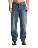 Levi's x Barbour Blue 568 Loose Jeans | PDP | Antonia