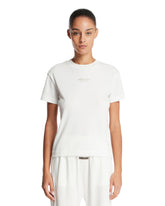 White Classic T-Shirt with Logo | PDP | Antonia