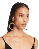 Orecchini Cassandre Con Pendente Dorati | PDP | Antonia