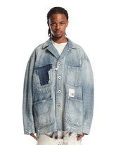 Blue Denim Work Jacket | PDP | Antonia
