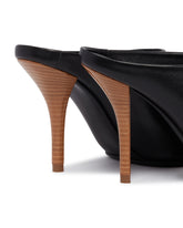 Black Leather Mules | PDP | Antonia