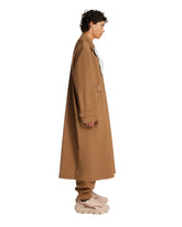 Brown Wool-Blend Long Trench Coat | PDP | Antonia