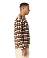 Geometric Pattern Wool-Blend Sweater | PDP | Antonia