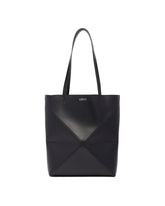 Black Medium Puzzle Fold Tote | All | Antonia