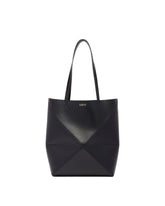Black Medium Puzzle Fold Tote | All | Antonia
