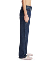 Blue Straight-Leg Jeans | PDP | Antonia